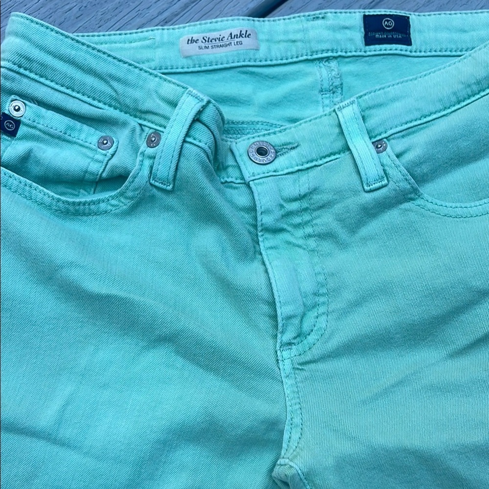 Adriano Goldschmied (AG) "The Stevie Ankle" Slim Straight Leg Pants 29R - Picture 9 of 11